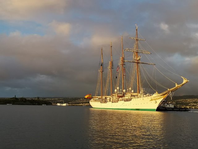 El Nav O Espa Ol Juan Sebasti N De Elcano En Pearl Harbor Noticia