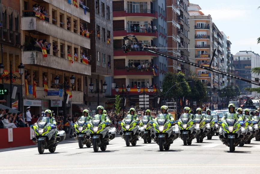 La Guardia Civil participará en el desfile del acto central del DIFAS 25 con sus medios más característicos. Foto archivo Ministerio de Defensa DIFAS 24.