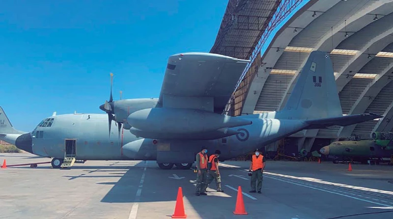 Foto: Uno de los 2 KC-130H adquiridos a Espaa en 2022.