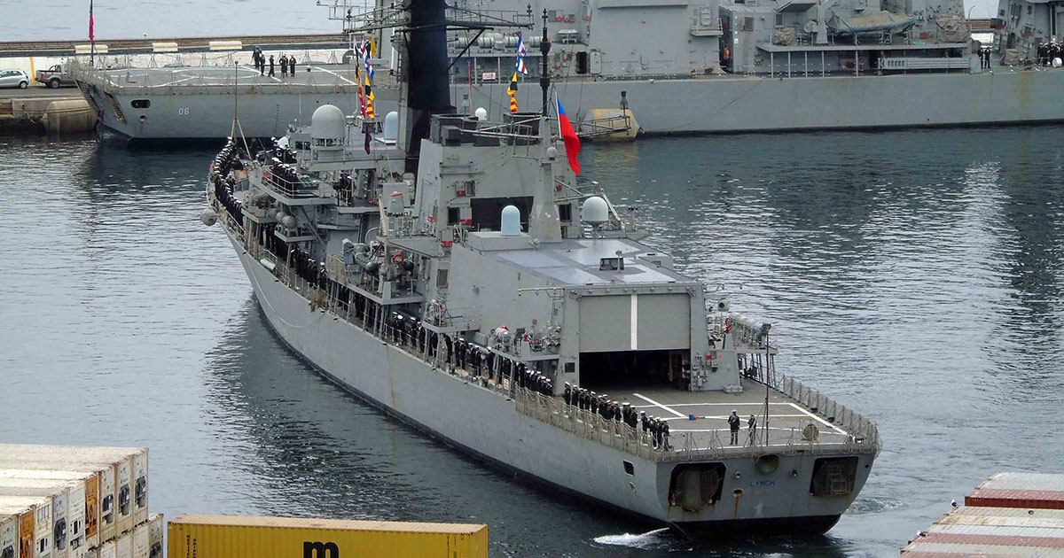 La Fragata Lynch De La Armada De Chile Llega A Valparaíso - Noticias ...