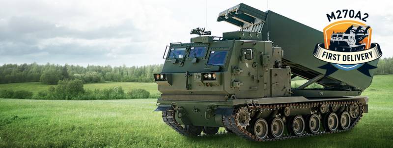 El primer lanzacohetes mltiple M270A2 entregado al U.S. Army (Lockheed Martin)