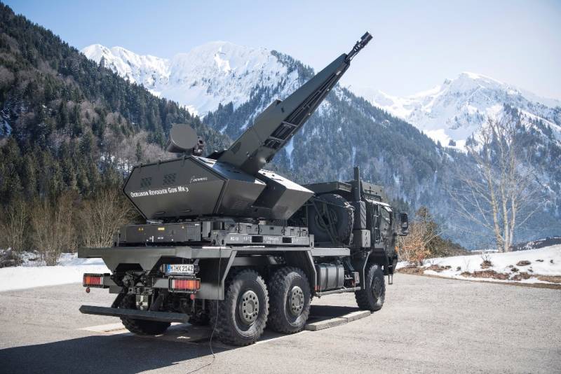 Sistema de defensa area Skynex de Rheinmetall. (Rheinmetall)