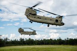 Dos CH-47F del US Army. (foto US Army)