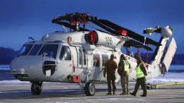 El primero de los Sikorsky UH-60M Black Hawk de la Fuerza Area de Letonia. (foto Ministerio de Defensa de Letonia)