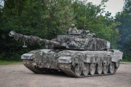 Carro de combate Challenger 2 del Ejrcito britnico.