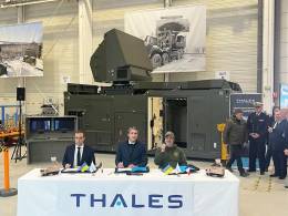 A primeros de febrero de 2023 ha tenido lugar el acto por el que Ucrania ha adquirido a la francesa Thales distintos equipos para su Defensa Antiarea. (Thales)