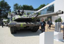 El carro de combate Panther de Rheinmetall en Eurosatory (autor)