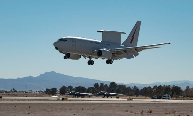 La USAF operar unos 26 E-7A similares en concepcin a los ya suministrados a Australia por Boeing. (USAF)