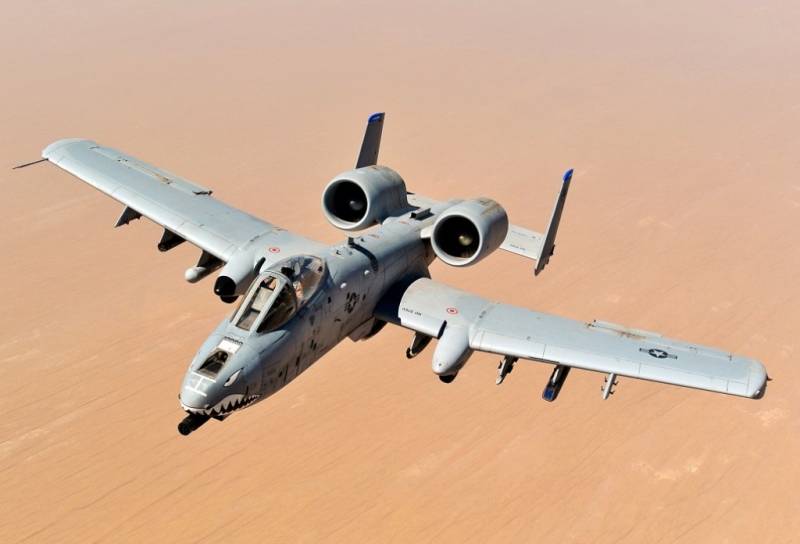 Los A-10C operaran unos das desde la base area de Zaragoza. (Foto USAF)