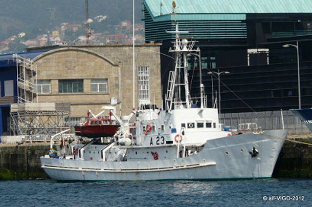 Nuevos buques de Navantia sustituirn al hidrogrfico Antares de la Armada (foto Armada).