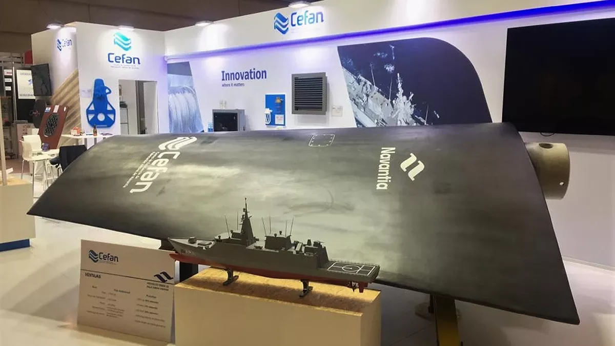 Timn 3D fabricado por el Centro de Excelencia de Fabricacin Aditiva (CEFAN) de Navantia que recibi el Premio Nacional de Innovacin en Fabricacin Avanzada y Digital de AFM Clster (Navantia).