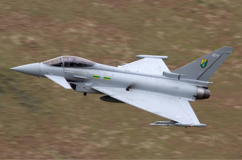 Los Eurofighter Typhoon de la RAF volvern a Albacete. (foto RAF)