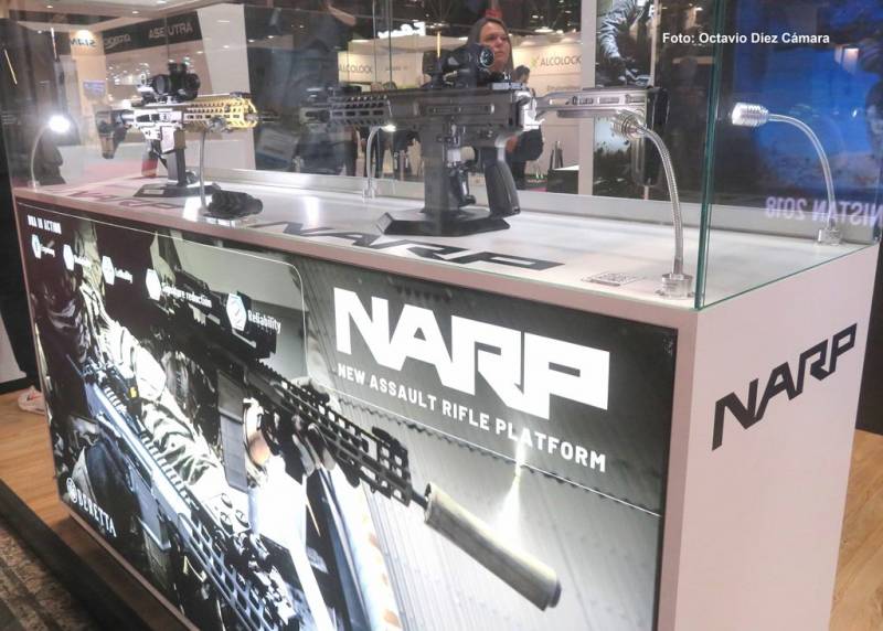 Beretta apuesta como clave de futuro en el concepto NARP, un concepto renovado de un fusil de asalto clsico. (Octavio Dez Cmara)