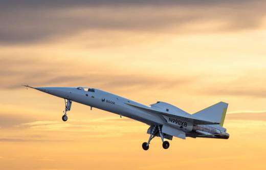 El primer vuelo del XB-1 (Boom Supersonic) 