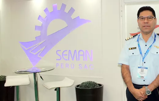 Coronel FAP Sandro Bravo, Gerente Ejecutivo de SEMAN Per SAC.