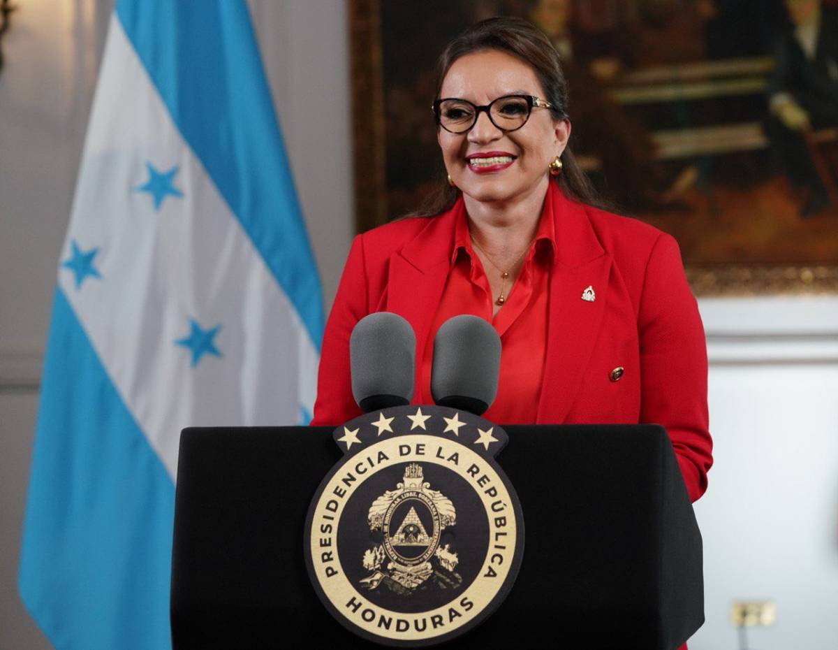 La presidente de Honduras, Xiomara Castro.