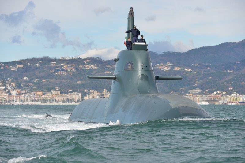 El tipo U212 va a servir como lnea maestra durante esta dcada y la prxima en lo que a submarinos italianos se refiere. (Marina Militare)