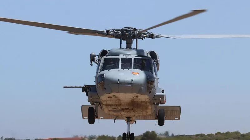 Uno de los SH-60F, que todava emplea la Quinta Escuadrilla. Foto: Julio Maz