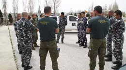 Guardias Civiles desplegados en una misin internacional. Foto: Estado Mayor de la Defensa