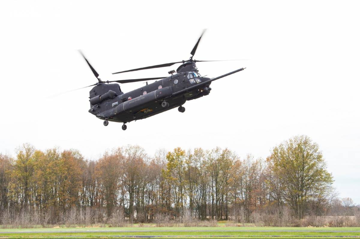 Boeing MH-47G Block II Chinook.