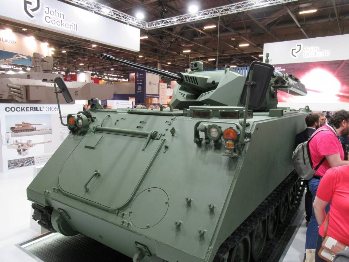 El veterano M113 con la moderna torre CPWS (autor)