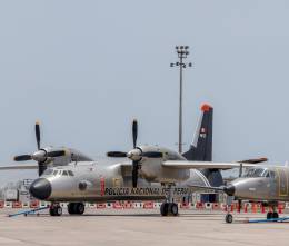 Antonov An-32B de la Aviacin Policial del Per.