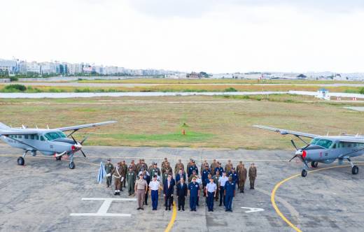 Tnez recibi recientemente cuatro aviones de reconocimiento avanzados Textron C-208EX  (image U S  Embassy in Tunis)