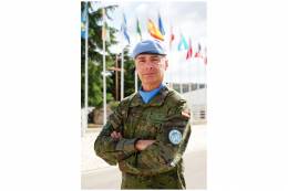 General Guillermo Garca del Barrio, Jefe de la Brigada del Sector Este de Unifil.