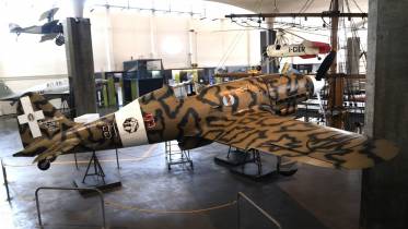 El Macchi C.205 Veltro expuesto en el Museo Nacional de la Ciencia y la Tecnologa Leonardo da Vinci. (foto Julio Maz Gutirrez)