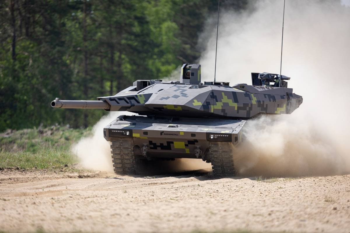 El KF51 Panther ser la base del futuro carro de combate italiano (Rheinmetall)