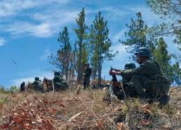 Seccin de morteros de 60 mm de un Batalln de Caribes. (Ejrcito Bolivariano)