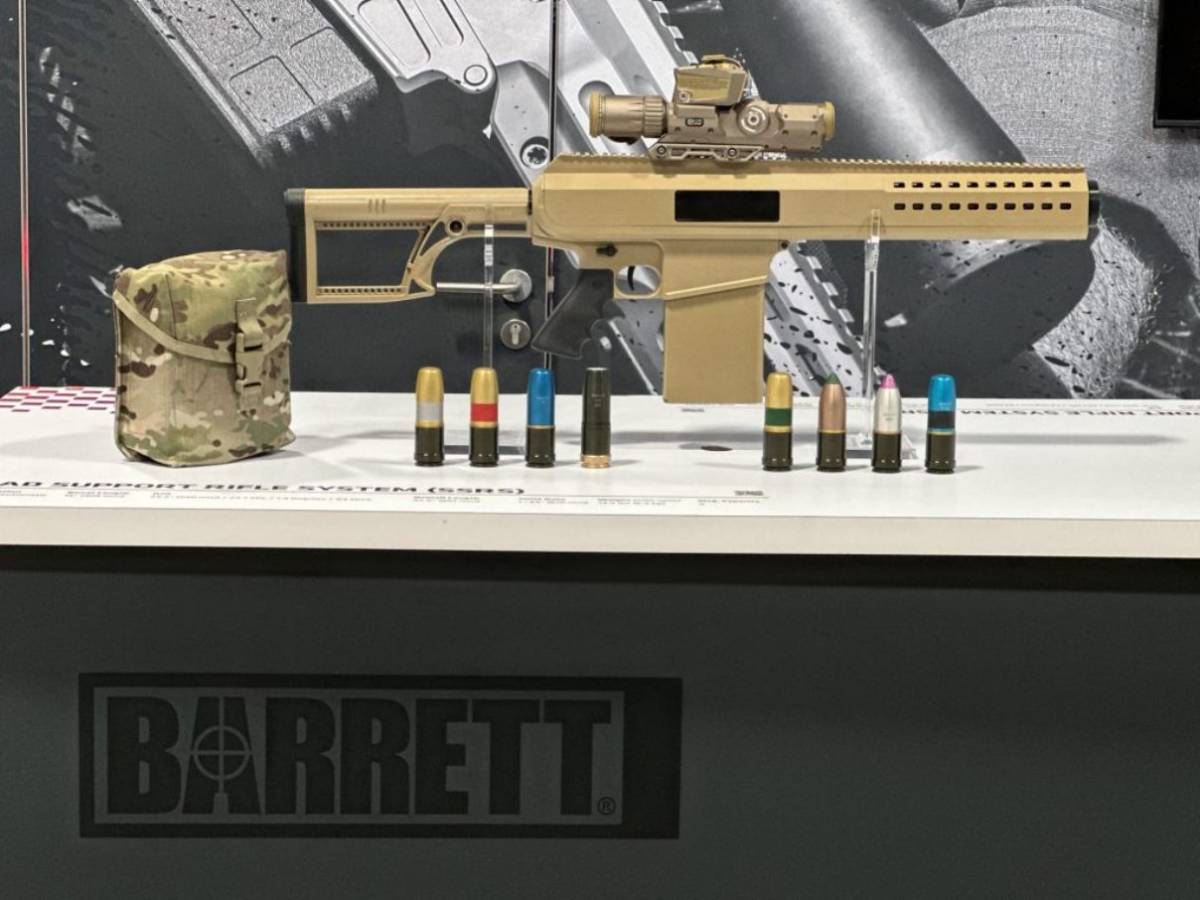 Barrett Firearms Manufacturing acaba de presentar el concepto de rifle SSRS para el U.S.Army. (Barrett F.M.)  