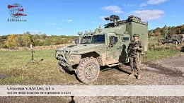 Primer despliegue internacional del 4x4 Urovesa VAMTAC ST 5 de desactivacin de explosivos o EOD en Eslovaquia.