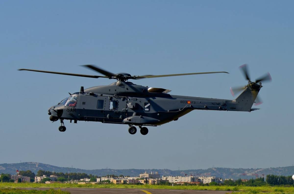 El primer helicptero NH90 del estndar 3 nuevo del Ejrcito del Aire y del Espacio.  (Foto Airbus Helicopters)