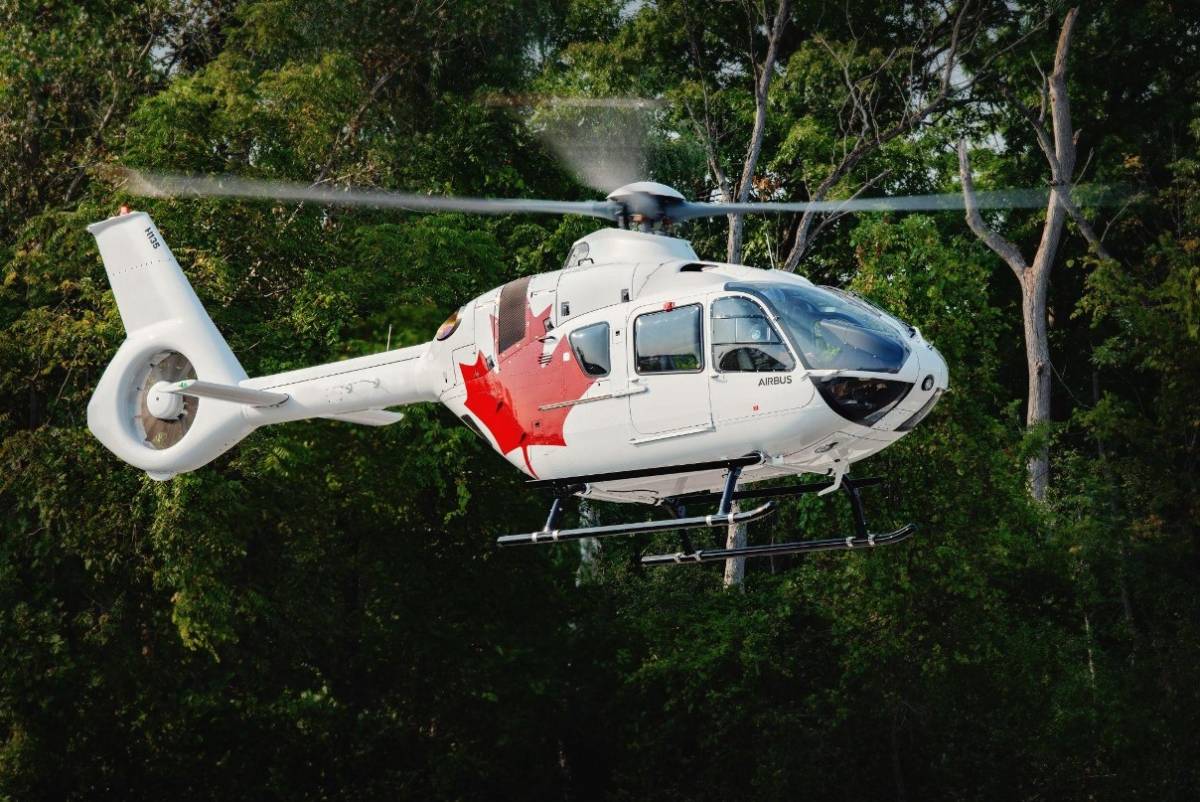 La Real Fuerza Area canadiense dispondr de 18 Airbus Helicopters H135.