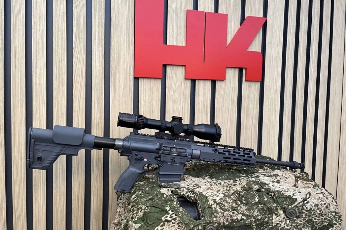 Los G210 de Heckler & Koch son rifles semiautomticos de precisin capaces de neutralizar un blanco humano a 600 metros. (Heckler & Koch)