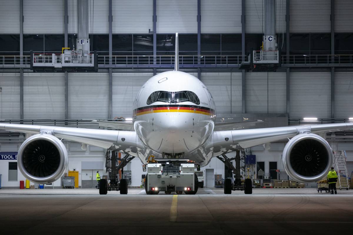 El A350 VIP Alemn (Lufthansa Technik)