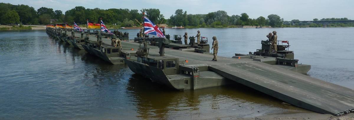 El puente flotante seleccionado por el Ejrcito de Tierra sera el M3. (GDELS)