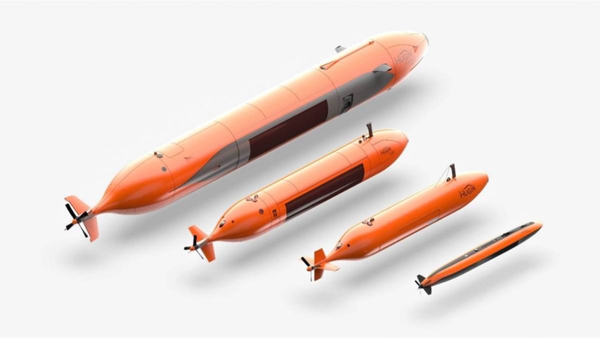 La familia de AUV Hugings de Kongsberg (Kongsberg)