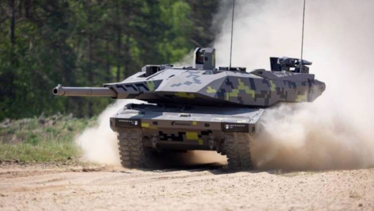 Carro de combate Panther KF51 de Rheinmetall. 