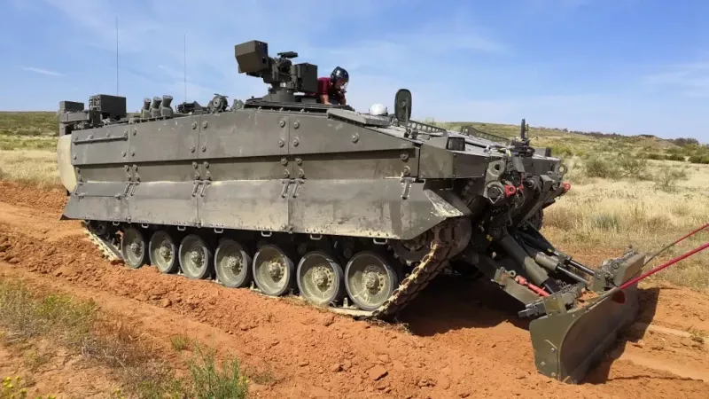 Un vehículo Castor del Ejército de Tierra en pruebas. Foto: Ejército de Tierra Un vehículo Castor del Ejército de Tierra en pruebas. Foto: Ejército de Tierra