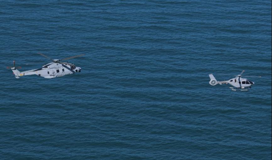 La FLOAN está inmersa en obtener lo antes posible las máximas capacidades de sus nuevos H135 y NH90. (Foto Julio Maiz)