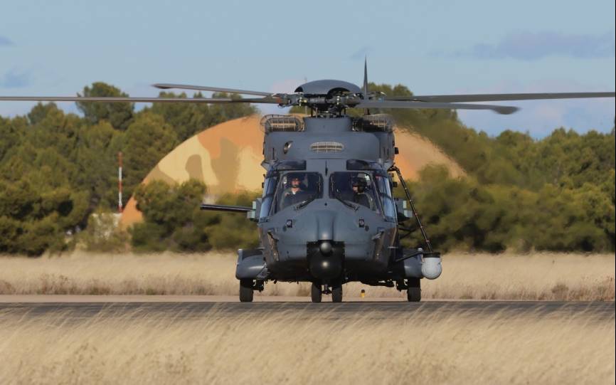 Los NH90 españoles también participaron en misiones CSAR (Combat Search and Rescue).